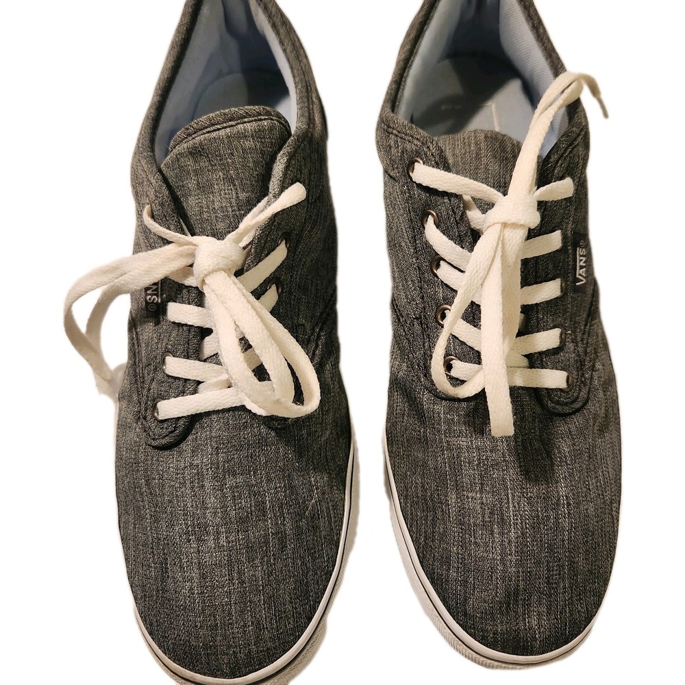 VANS Off the Wall Size 8 90s Vintage Canvas Shoes Skater Sneaker Indie Boho